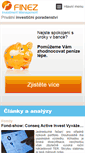 Mobile Screenshot of finez.cz